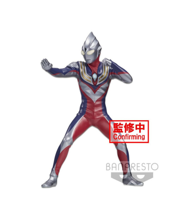 ULTRAMAN - Ultraman Tiga - Figurine Hero's brave Statue 18cm
