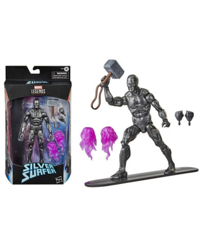 MARVEL - Silver Surfer & Mjolnir - Figurine Marvel Legends Series 15cm