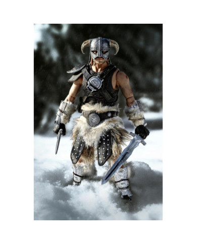 SKYRIM - Dragonborn standard - Figurine articulée '22x9x35cm'