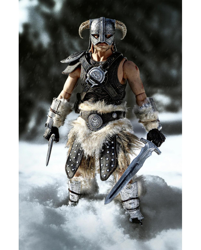 SKYRIM - Dragonborn standard - Figurine articulée '22x9x35cm'