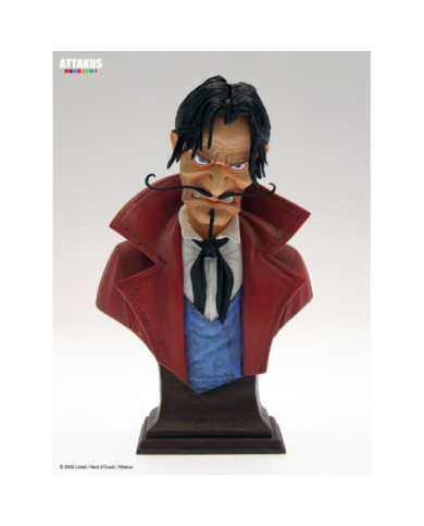 PETER PAN (R. LOISEL) - Capitaine Crochet - Buste en résine 20cm