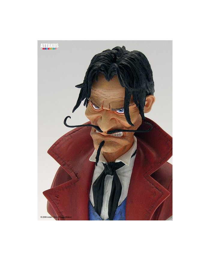 PETER PAN (R. LOISEL) - Capitaine Crochet - Buste en résine 20cm