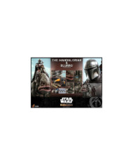 STAR WARS - Mandalorian & Blurrg - Pack de 2 figurines 37cm
