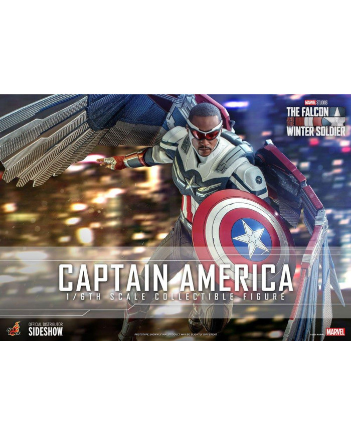 MARVEL - Captain America (Falcon & Winter S) - Figurine articulée 30cm