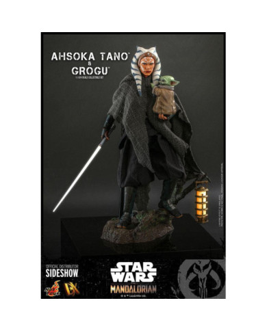 THE MANDALORIAN - Ahsoka & Grogu - Pack 2 figurines articulées 29cm