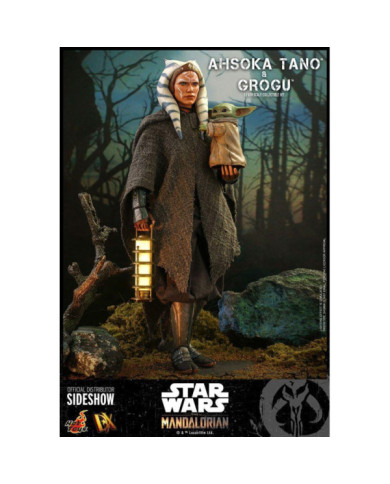 THE MANDALORIAN - Ahsoka & Grogu - Pack 2 figurines articulées 29cm
