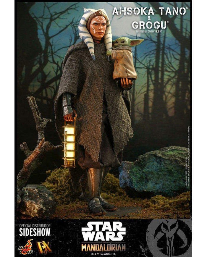 THE MANDALORIAN - Ahsoka & Grogu - Pack 2 figurines articulées 29cm