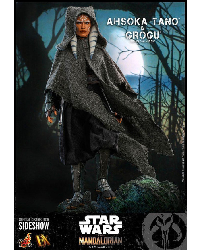 THE MANDALORIAN - Ahsoka & Grogu - Pack 2 figurines articulées 29cm