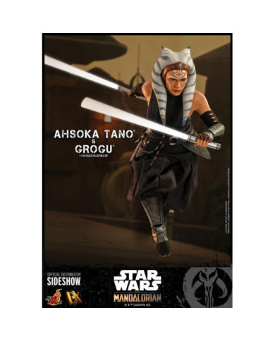THE MANDALORIAN - Ahsoka & Grogu - Pack 2 figurines articulées 29cm