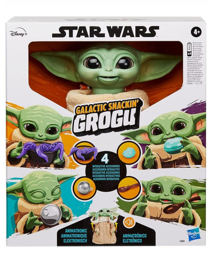 STAR WARS - Galagtic Snackin' Grogu - Figurine interactive 23cm 'UK'