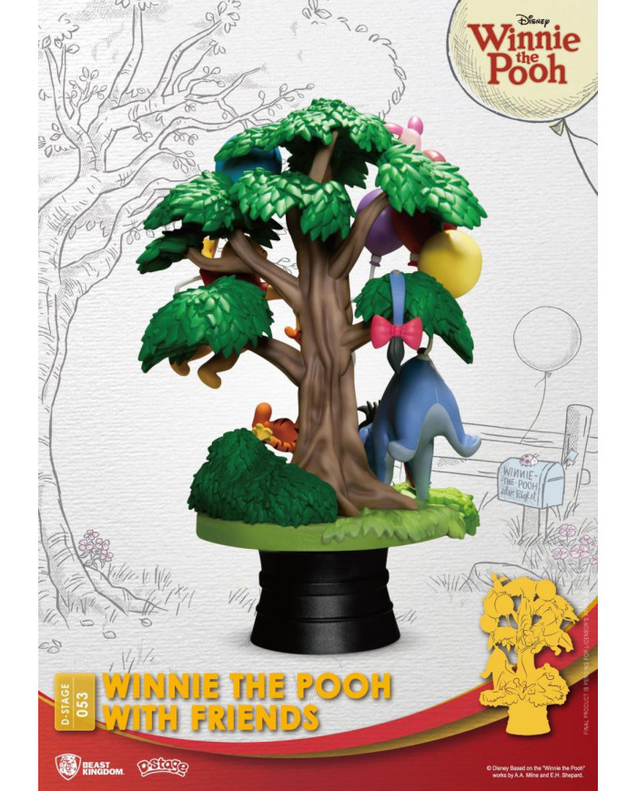 DISNEY - Winnie with Friends - Diorama D-Stage 15cm