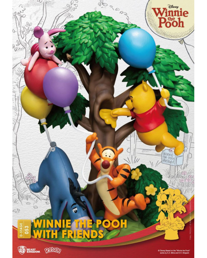 DISNEY - Winnie with Friends - Diorama D-Stage 15cm
