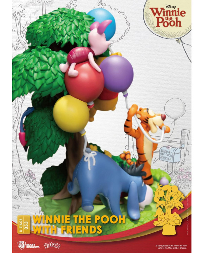 DISNEY - Winnie with Friends - Diorama D-Stage 15cm