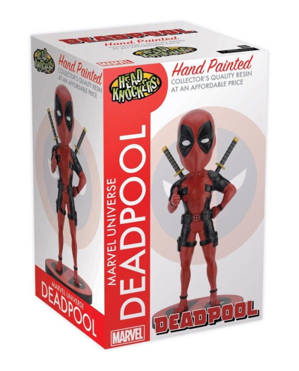 MARVEL - Deadpool classic - Figurine Head Knocker NECA - 22cm
