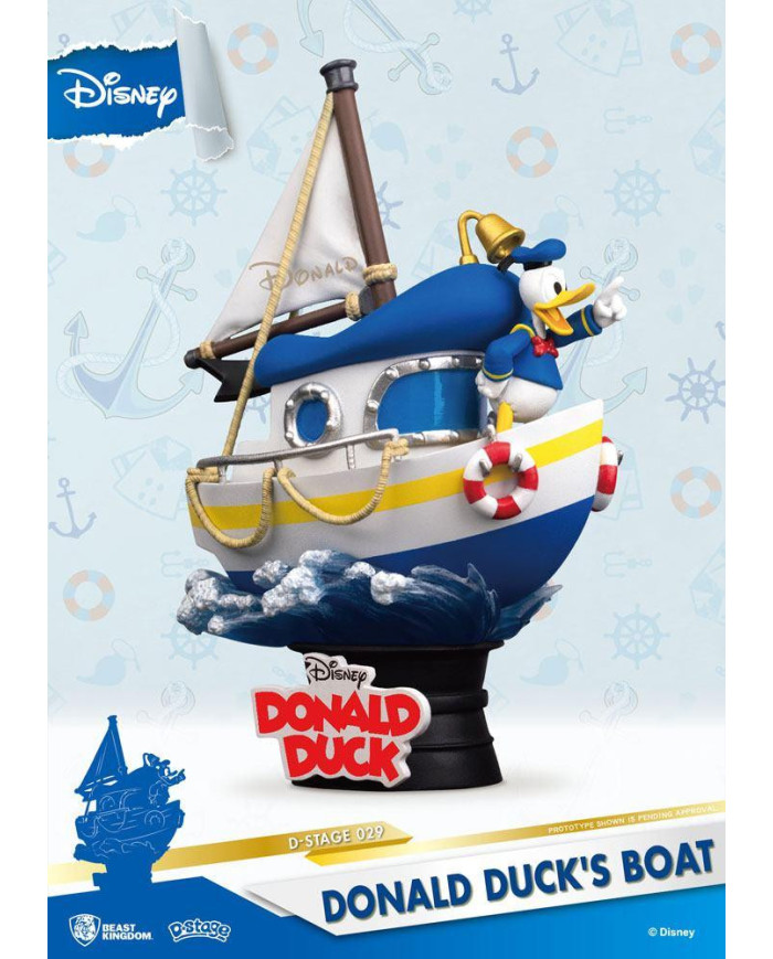 DISNEY - Donald Duck's Boat - Diorama D-Stage 15cm