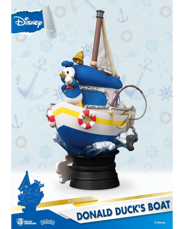 DISNEY - Donald Duck's Boat - Diorama D-Stage 15cm