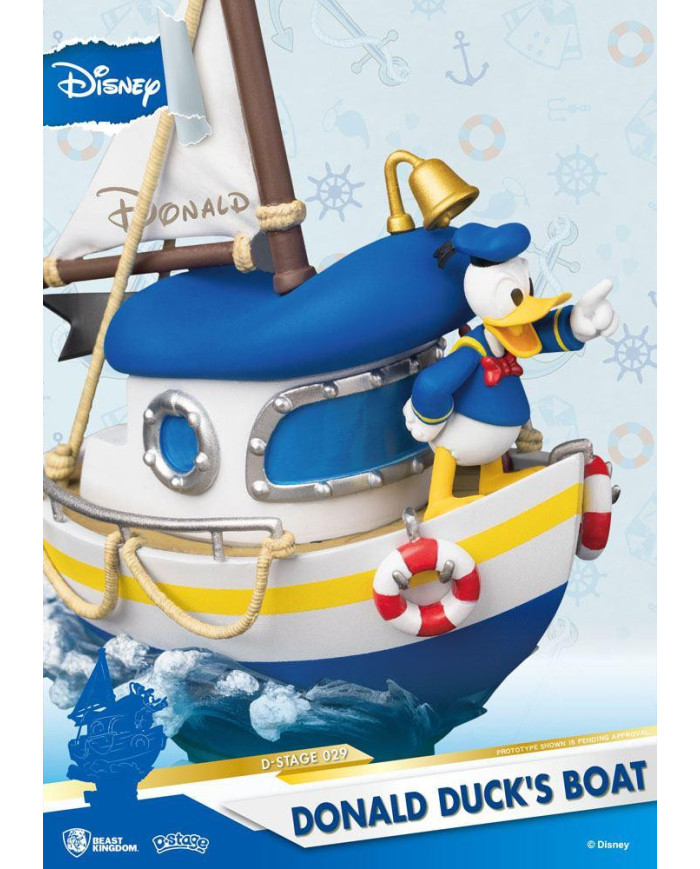 DISNEY - Donald Duck's Boat - Diorama D-Stage 15cm