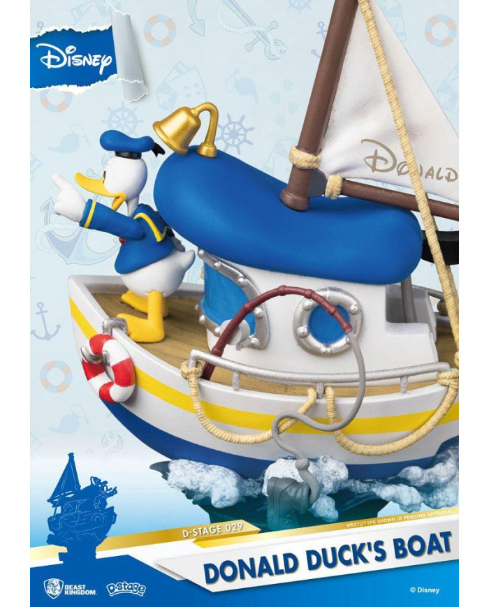 DISNEY - Donald Duck's Boat - Diorama D-Stage 15cm