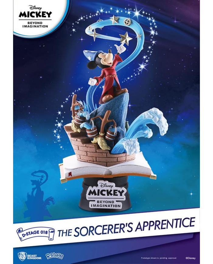 DISNEY - Mickey Sorcerer Apprentice - D-Stage 16cm