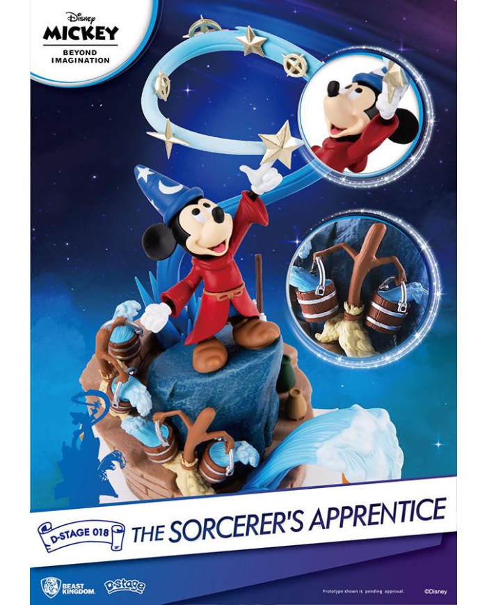 DISNEY - Mickey Sorcerer Apprentice - D-Stage 16cm