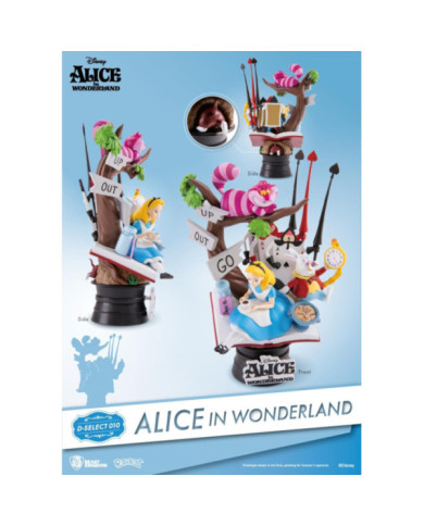 ALICE - D-Select - Alice in Wonderland Diorama - 18cm