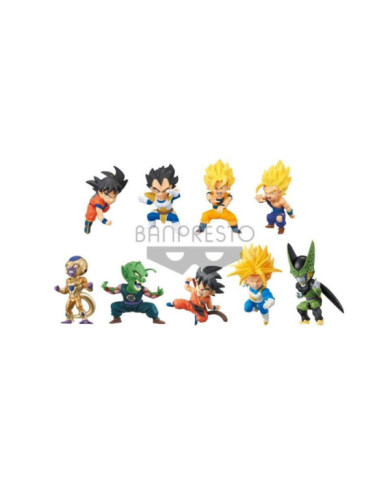 DRAGON BALL SUPER - Figurine WCF Serie 4 - Box de 9 Figurines
