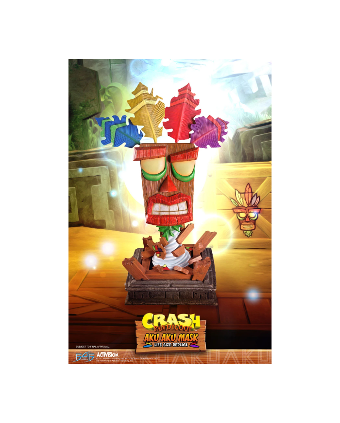 CRASH BANDICOOT - Masque taille réelle Aku Aku - 65cm