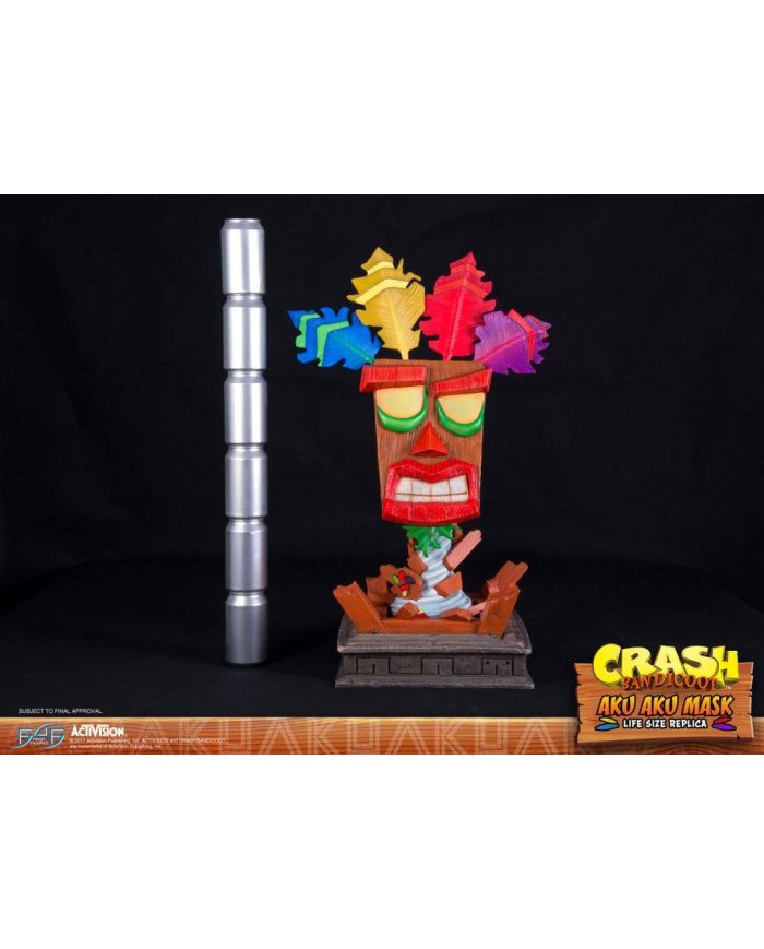 CRASH BANDICOOT - Masque taille réelle Aku Aku - 65cm