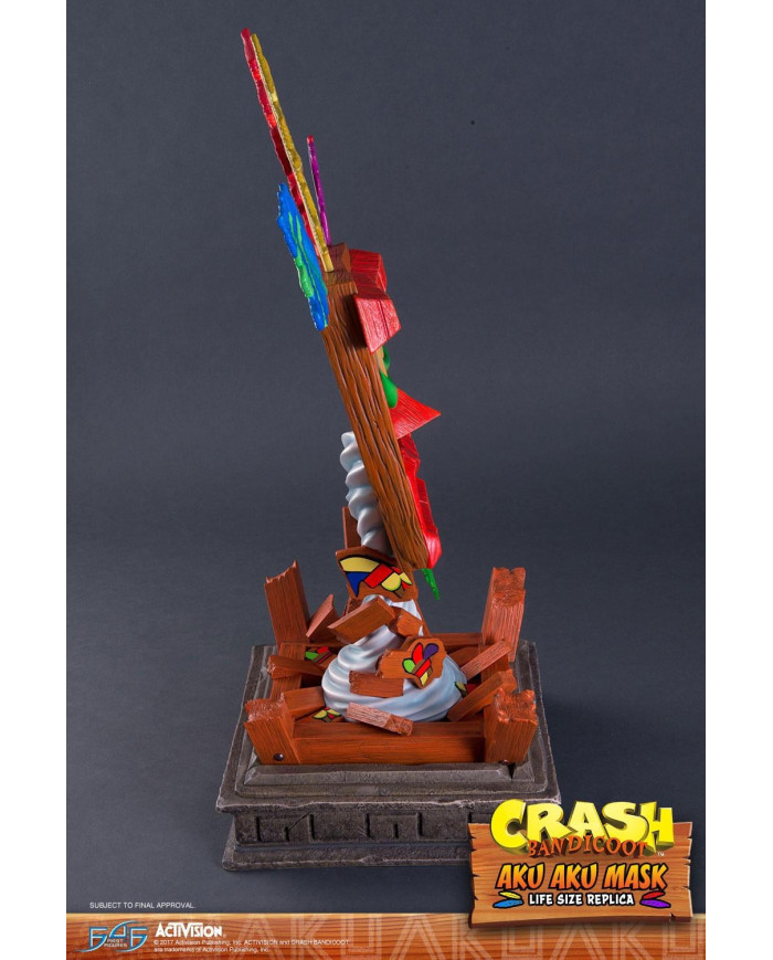 CRASH BANDICOOT - Masque taille réelle Aku Aku - 65cm