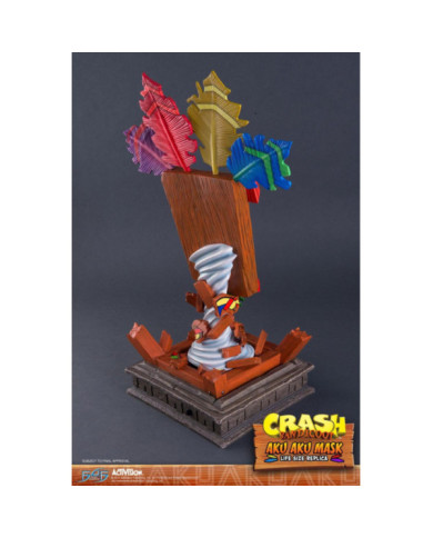 CRASH BANDICOOT - Masque taille réelle Aku Aku - 65cm