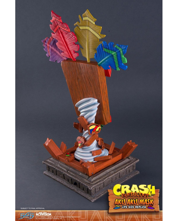 CRASH BANDICOOT - Masque taille réelle Aku Aku - 65cm