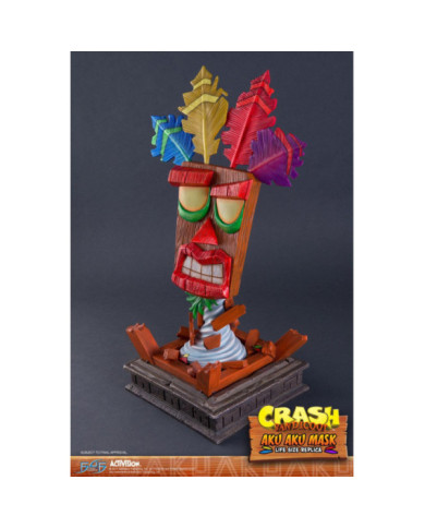 CRASH BANDICOOT - Masque taille réelle Aku Aku - 65cm