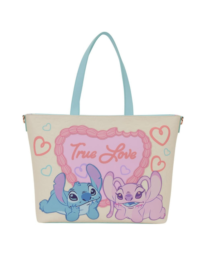 Tote Bag Loungefly - Stitch & Angel True Love