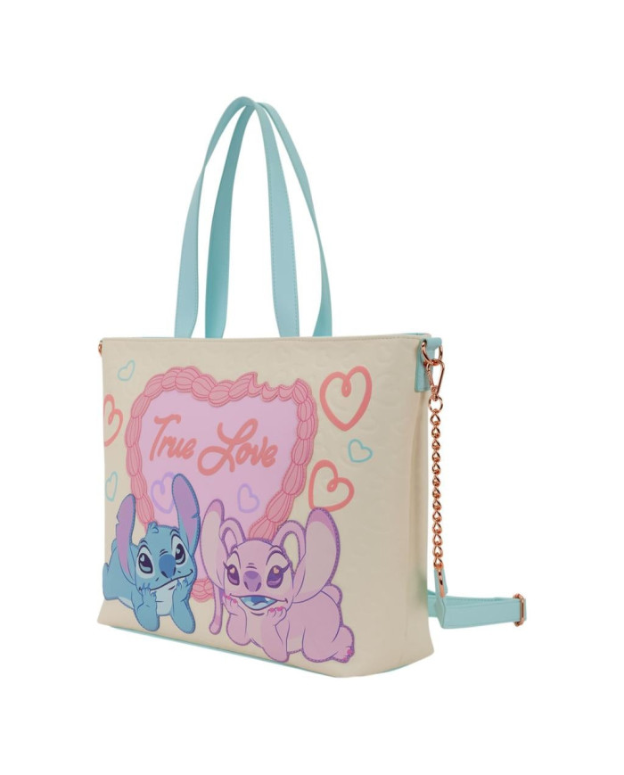 Tote Bag Loungefly - Stitch & Angel True Love