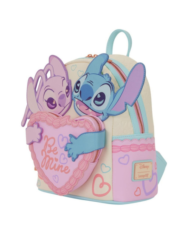 Sac à dos Loungefly - Stitch & Angel Be Mine