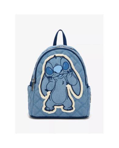 Sac à dos Loungefly - Stitch Denim Patchwork Exclusive