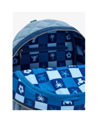 Sac à dos Loungefly - Stitch Denim Patchwork Exclusive