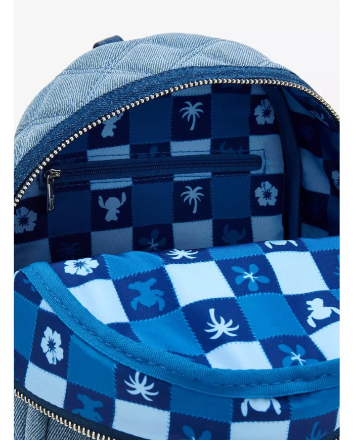 Sac à dos Loungefly - Stitch Denim Patchwork Exclusive
