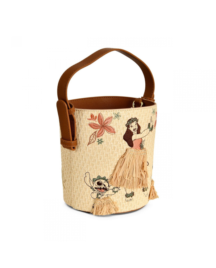 Sac à bandoulière Loungefly - Lilo & Stitch Hula Group Floral Bucket Exclusive