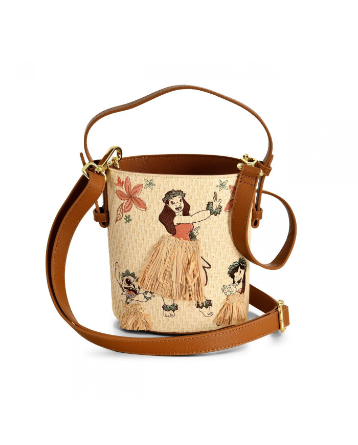 Sac à bandoulière Loungefly - Lilo & Stitch Hula Group Floral Bucket Exclusive