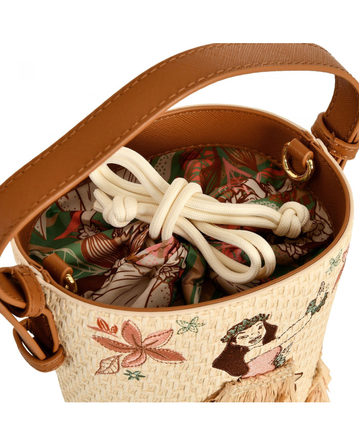 Sac à bandoulière Loungefly - Lilo & Stitch Hula Group Floral Bucket Exclusive