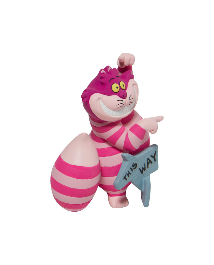Disney Showcase Collection - Figurine Chat du Cheshire "Par ici"