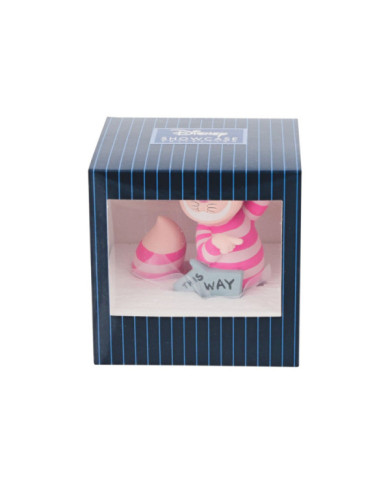 Disney Showcase Collection - Figurine Chat du Cheshire "Par ici"