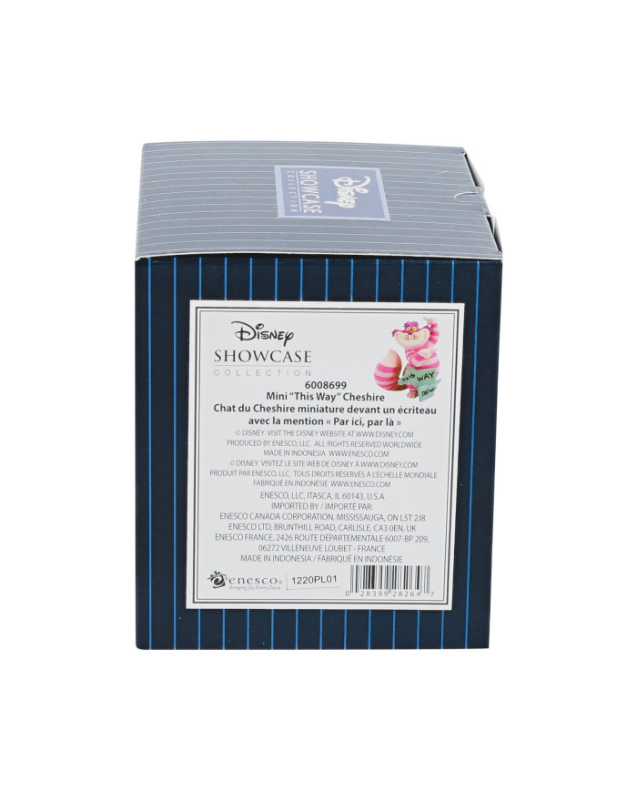 Disney Showcase Collection - Figurine Chat du Cheshire "Par ici"