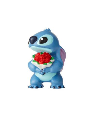 Disney Showcase Collection - Mini Figurine Stitch avec des fleurs