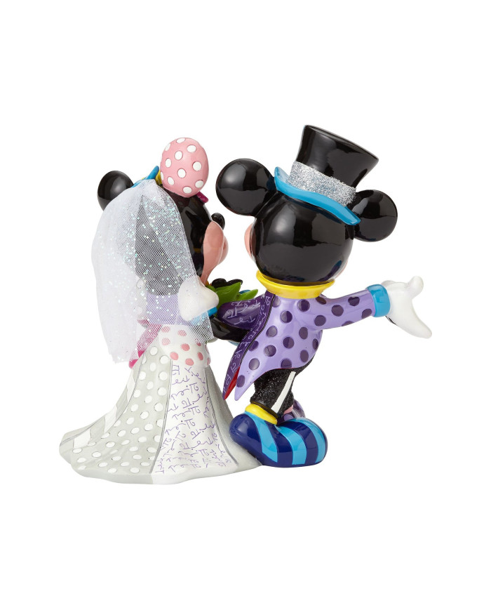 Disney by Britto - Figurine Mickey et Minnie mariage