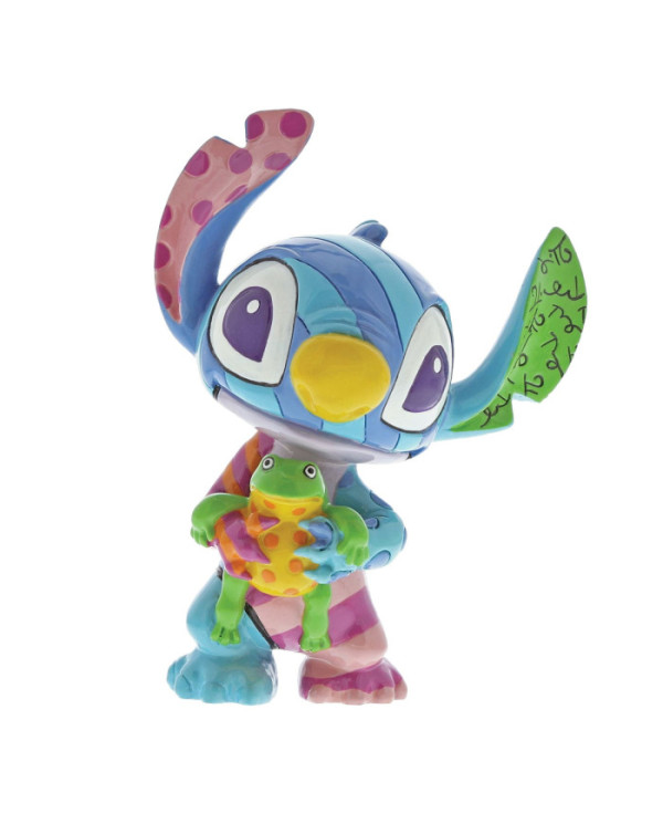 Disney by Britto - Mini Figurine Stitch avec une grenouille