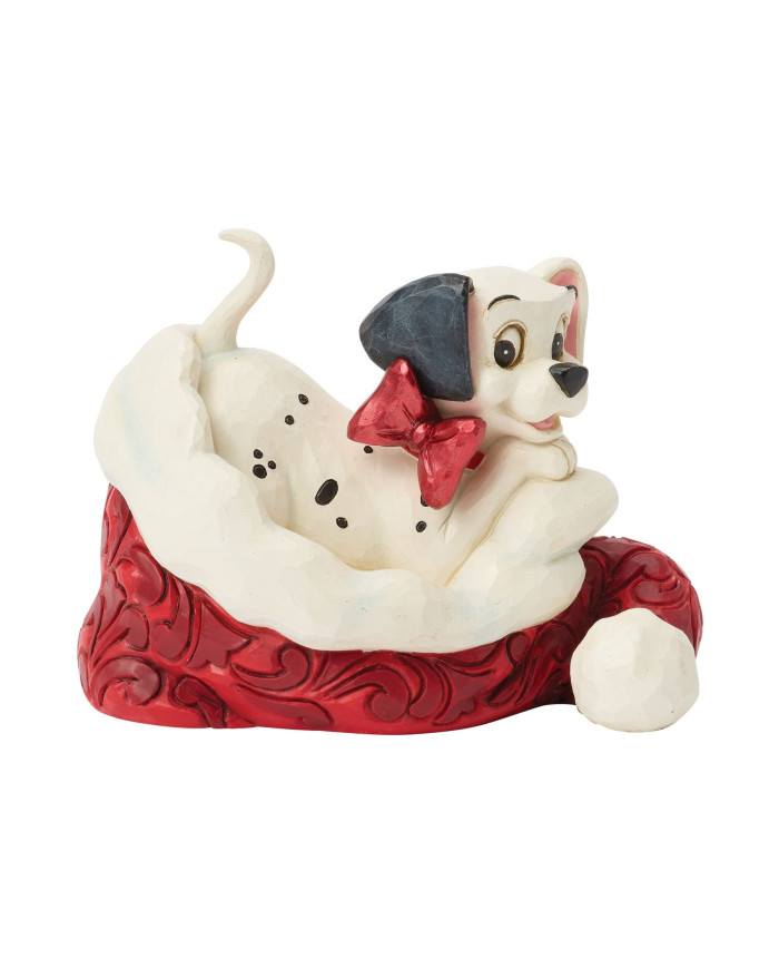 Disney Traditions - Mini 101 Dalmatiens Avec Bonnet De Père Noël