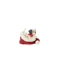 Disney Traditions - Mini 101 Dalmatiens Avec Bonnet De Père Noël