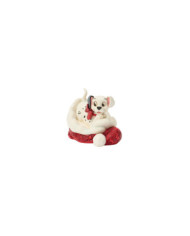 Disney Traditions - Mini 101 Dalmatiens Avec Bonnet De Père Noël